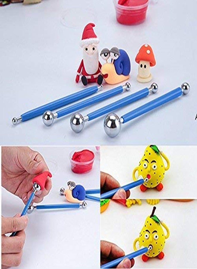 اميغوز مجموعة أدوات النقش AmigozZ المكونة من 9 قطع، تتضمن قلم نقش كروي وخشب، مناسبة للطين والفخار والسيراميك وفن الأظافر والطين البوليمري. - Image 3